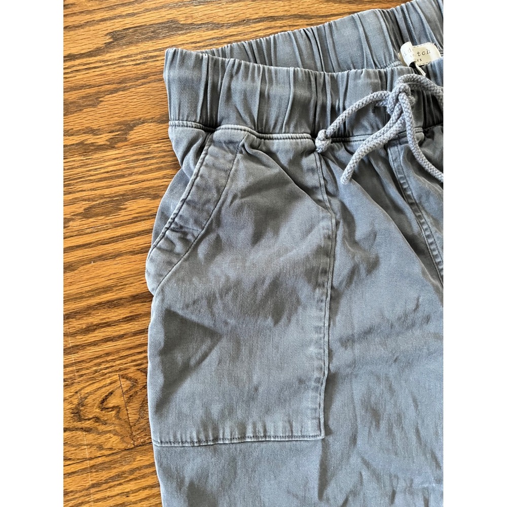 Side Stitch Los Angeles Grey Blue Drawstring Jogger Pants Petite Small PS - Picture 4 of 7